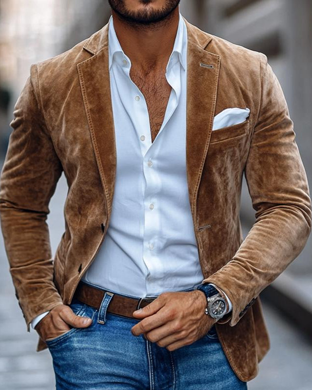 RICO | Chaqueta informal de ante